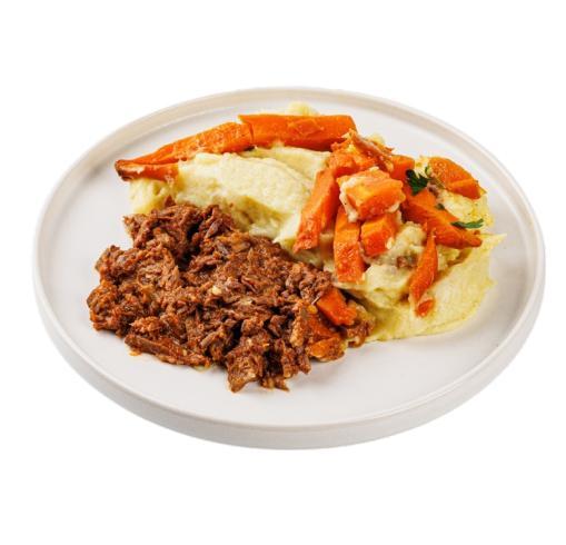 Говядина томленая ВкусВилл с пюре из цветной капусты 235 гр., лоток