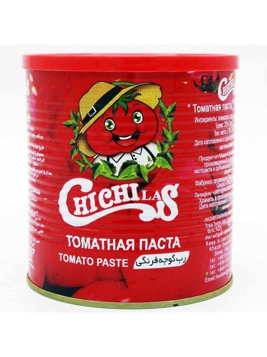Томатная паста Chi Chi Las 800 гр., ж/б