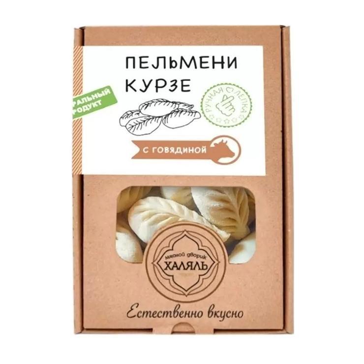 Пельмени Мясной Дворик курзе с говядиной халяль 400 гр., картон
