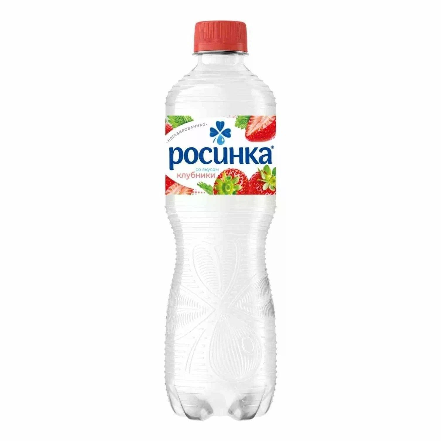 Напиток негазированный Росинка Липецкая-Лайт на основе минеральной воды со вкусом клубники 500 мл., ПЭТ