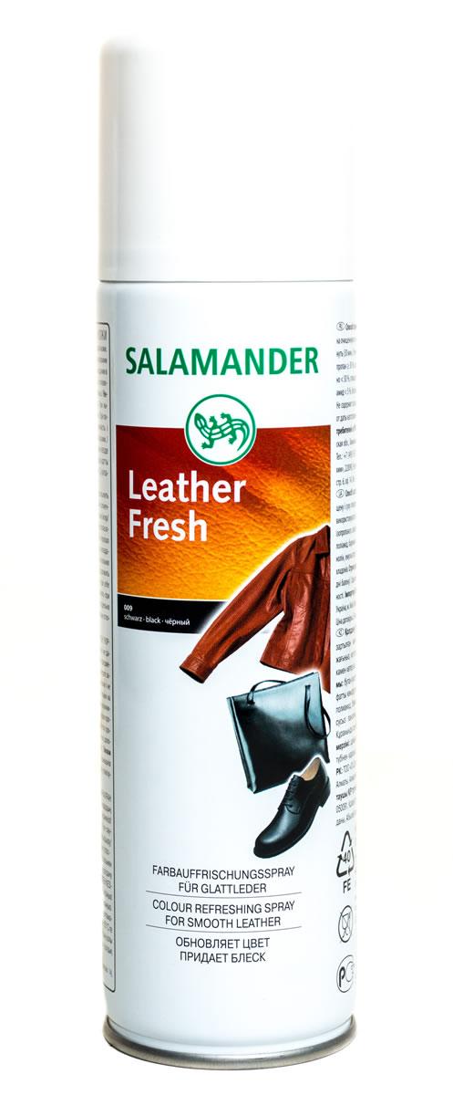 Краска для обуви Salamander Leather Fresh для гладкой кожи черный