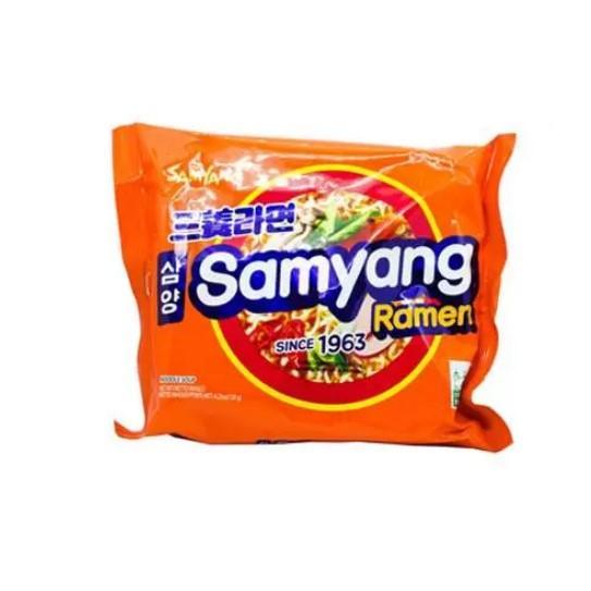 Лапша Samyang ramen острая со вкусом говядины, 120 гр., флоу-пак