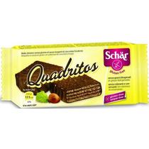 Вафли с какао Dr.Schär Quadritos в темном шоколаде