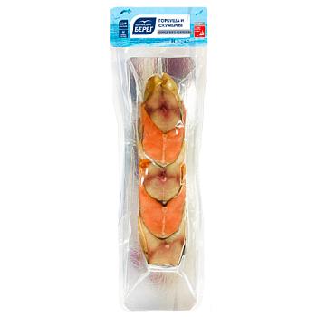 Горбуша и скумбрия Балтийский берег кусочки х/к 200 гр., вакуум