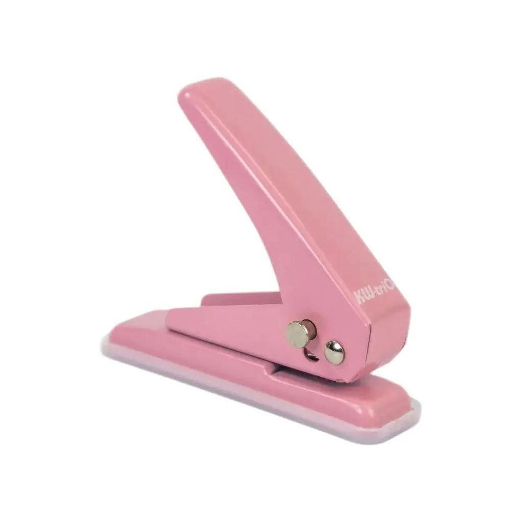 Дырокол KW-Trio 09190PINK, металлический, до 20 листов