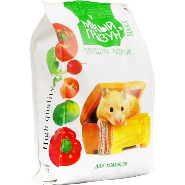 Корм ВАКА High Quality Милый Грызун Овощное ассорти для хомяков 200 гр., флоу-пак