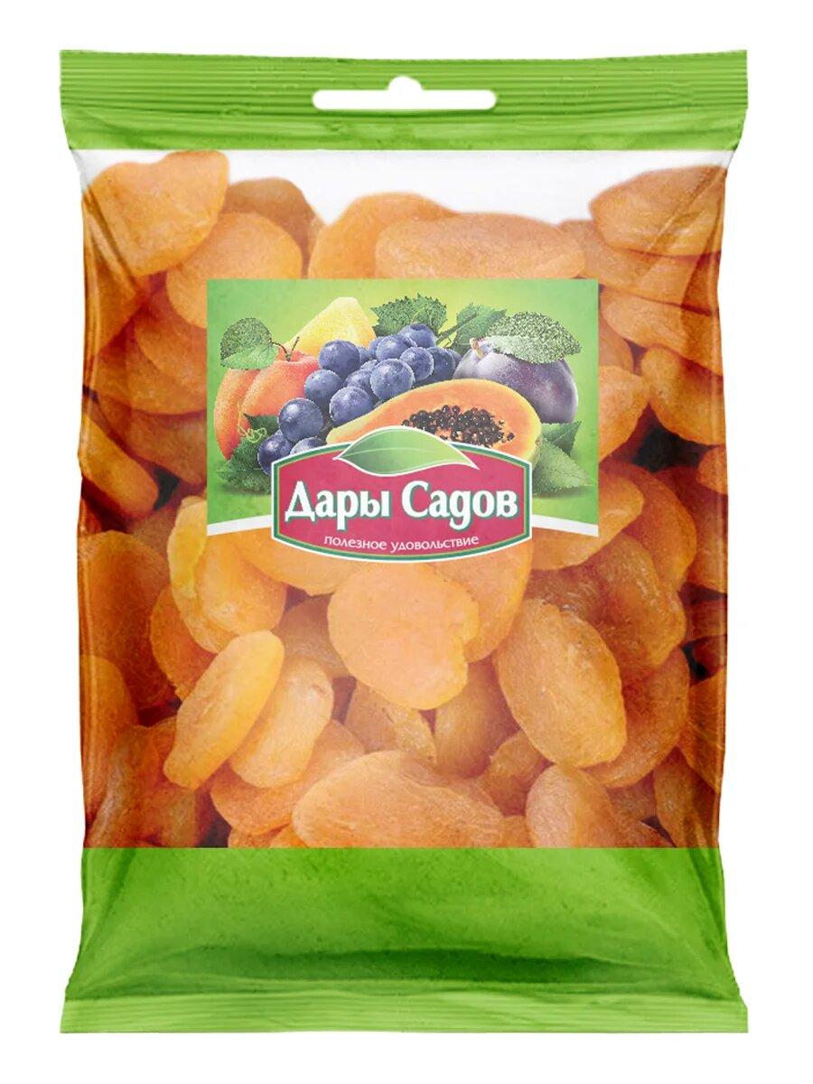 Абрикосы сушеные (кайса), Дары садов, 1 кг., флоу-пак