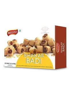 Закуска Мини-рулеты с начинкой из нутовой муки с солью и специями BHAKAR BADI Bikano к/к, 400 гр., индийская, восточная