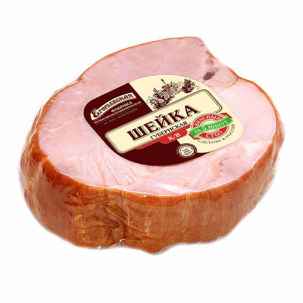 Шейка Губернская к/в, Егорьевская КГФ, 300 гр., вакуумная упаковка