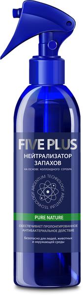 Нейтрализатор запаха, Five Plus, Pure Nature чистая природа 350 мл., пластиковая бутылка