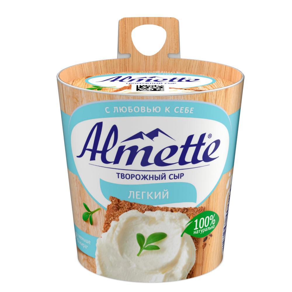 Сыр творожный Almette Легкий 53%, 150 гр., ПЭТ