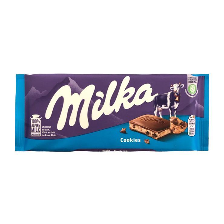 Milka 100г (С печеньем) Молочный шоколад Европа (1*22) с ГТД