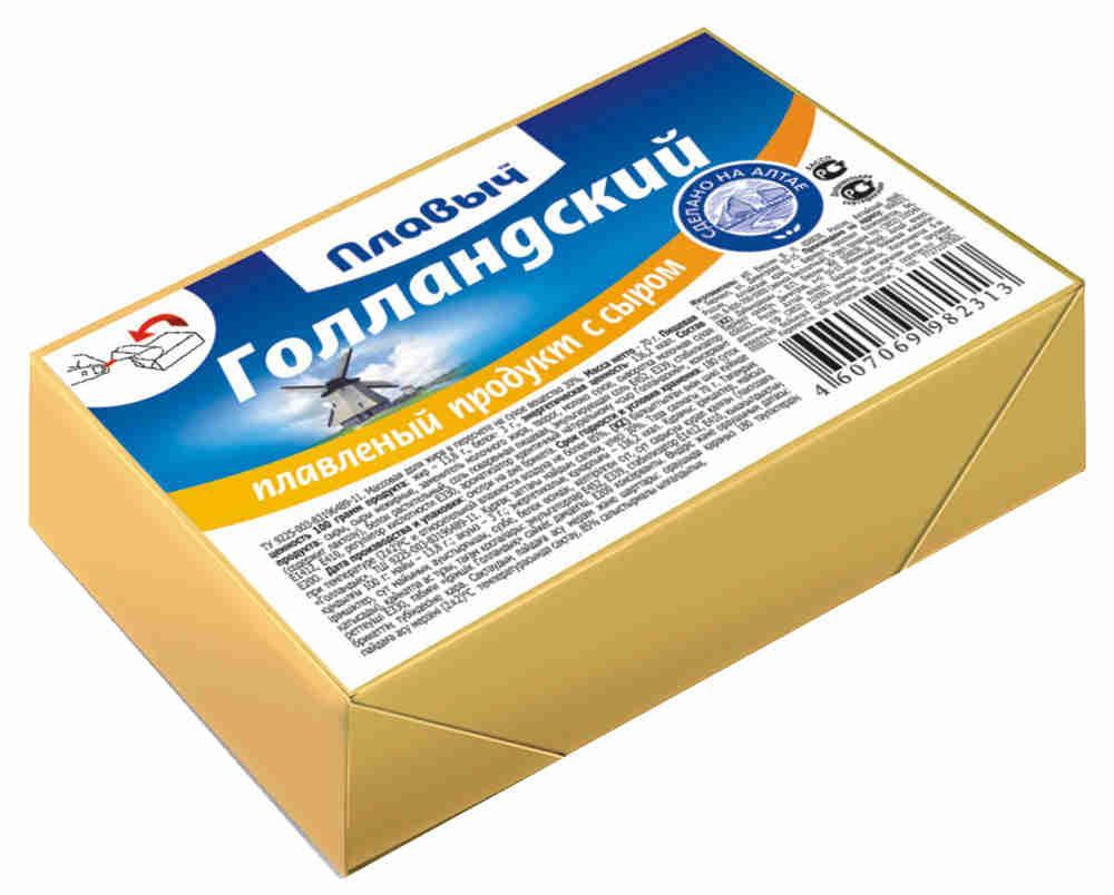 Продукт плавленный с сыром голландский Плавыч, 70 гр., обертка фольга/бумага