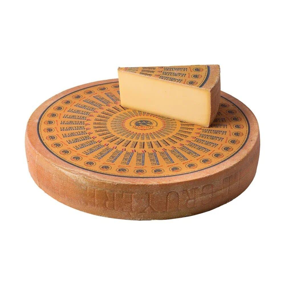 Сыр Margot Fromages S.A Грюйер выдерж. 12 мес. 49% 3,5 кг., вакуум