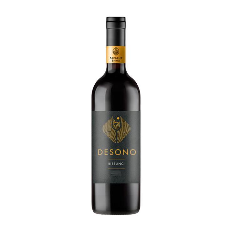 Вино Desono riesling белое сухое 12,5% Россия 750 мл., стекло