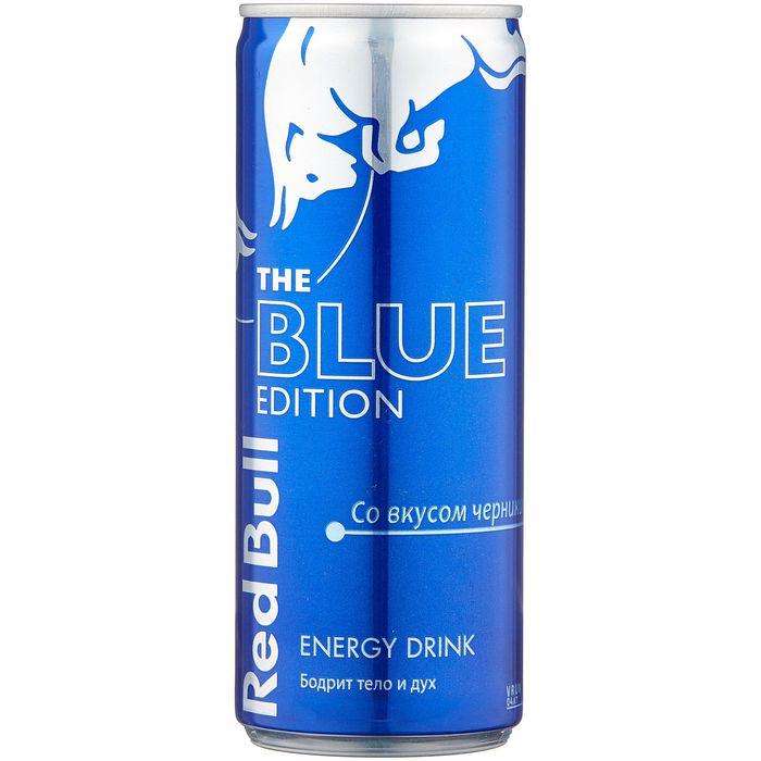 Напиток энергетический Red Bull blue edition черника Австрия 250 мл., ж/б