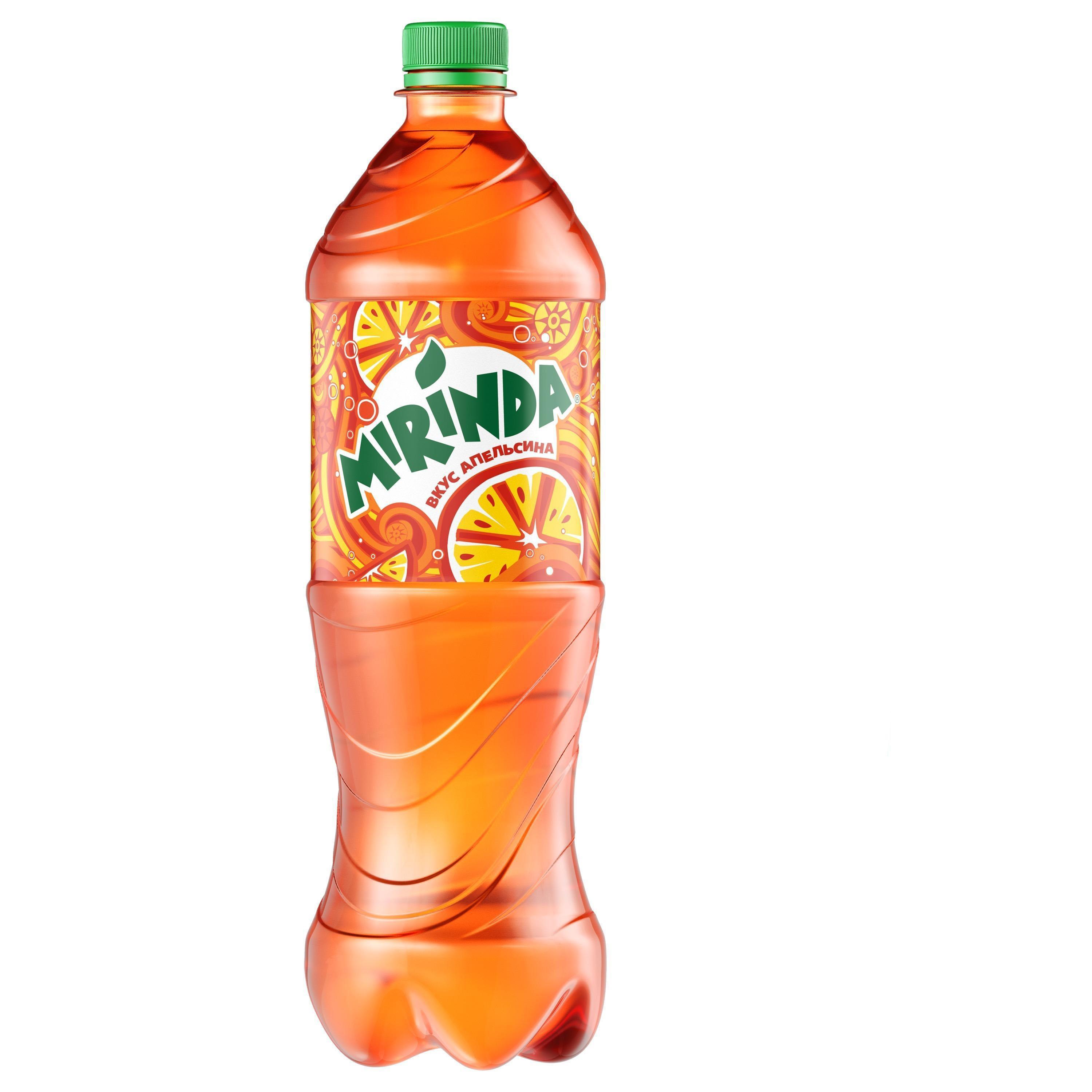 Напиток газированный Mirinda апельсин 1 л., ПЭТ