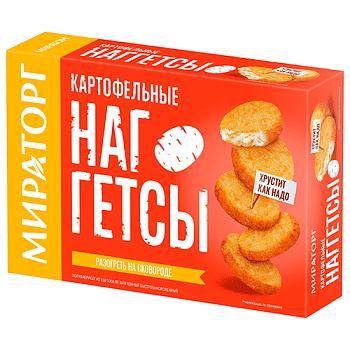 Наггетсы Мираторг картофельные замороженные 250 гр., картон