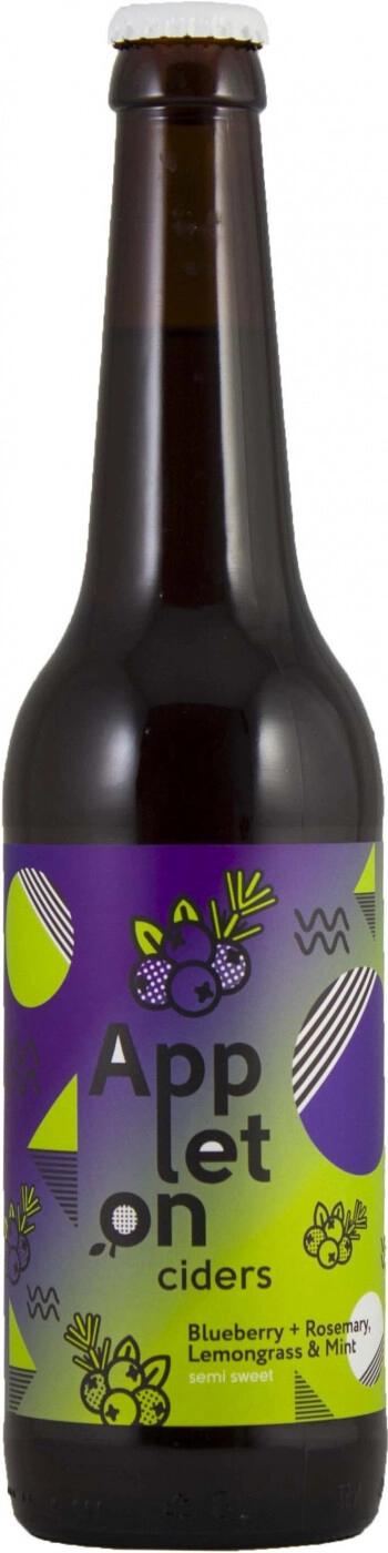 Сидр Appleton Blueberry & Rosemary & Lemongrass & Mint 5,5% 500 мл., стекло