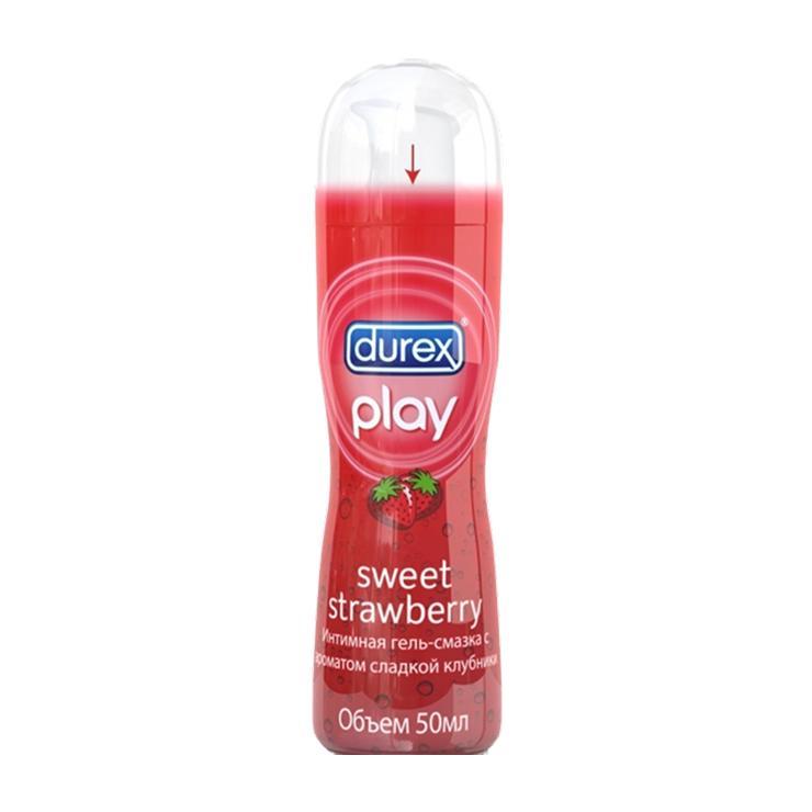 Гель-смазка Durex strawberry 50 мл., флакон