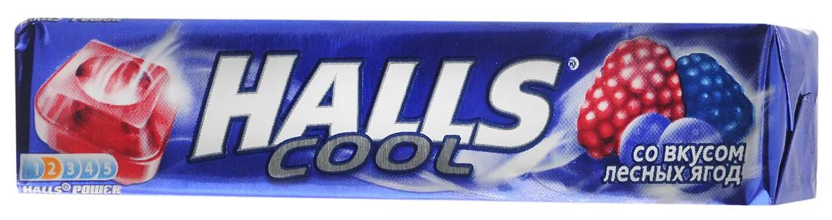 Леденцы Halls лесные ягоды 25 гр., обертка