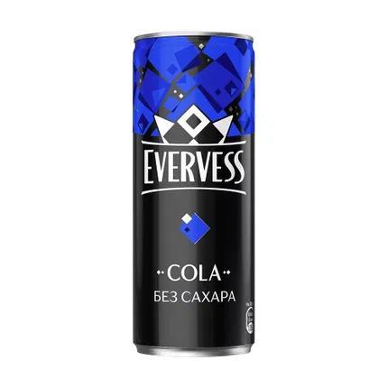 Напиток газированный Evervess Cola без сахара 330 мл., ж/б