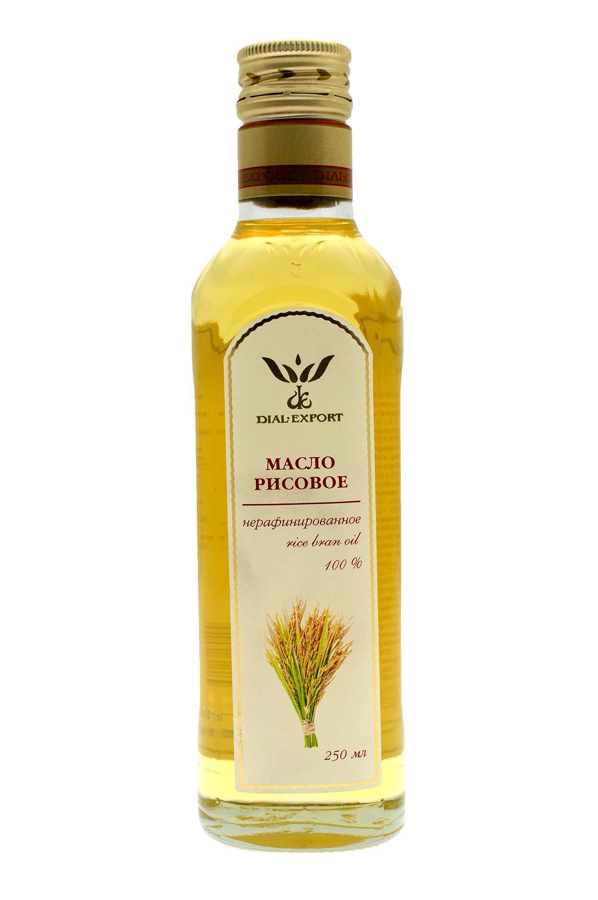 Масло рисовое Dial-Export нерафинированное, 250 мл., стекло