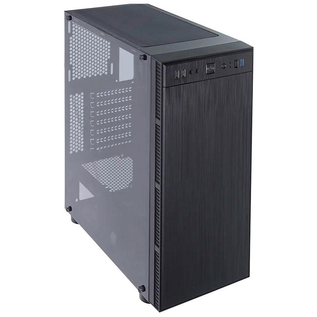 Корпус ATX Accord ACC-3407, Midi-Tower, без БП, черный
