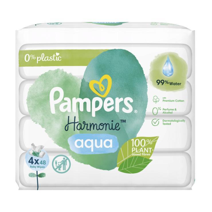 Влажные салфетки Pampers harmonie детские 48 шт., флоу-пак