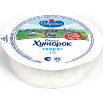 Творог Савушкин 1% 300 гр., вакуум