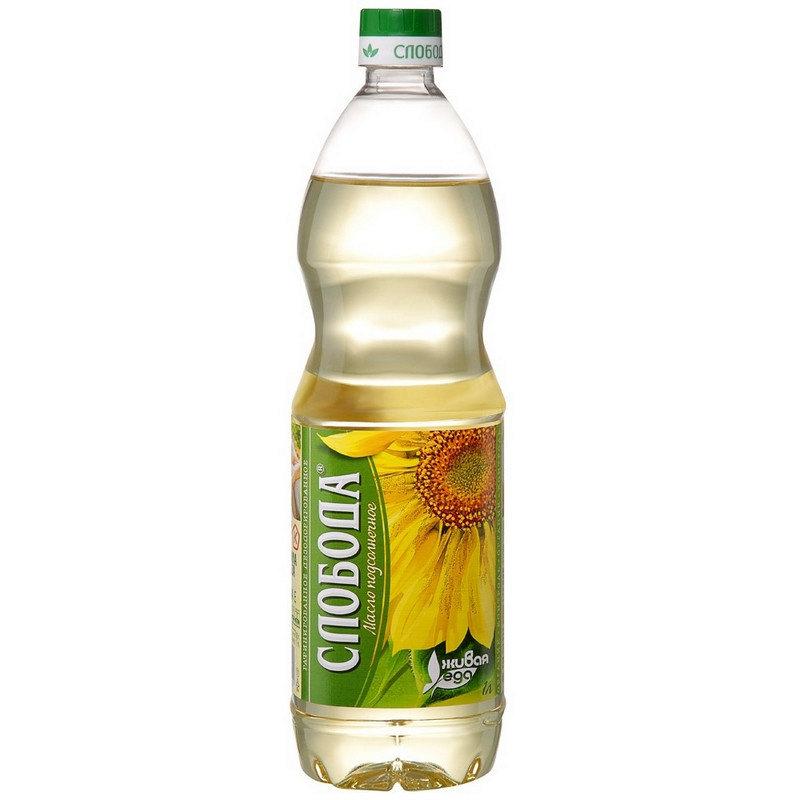 Масло кукурузное Слобода рафинированное, 1 л., ПЭТ