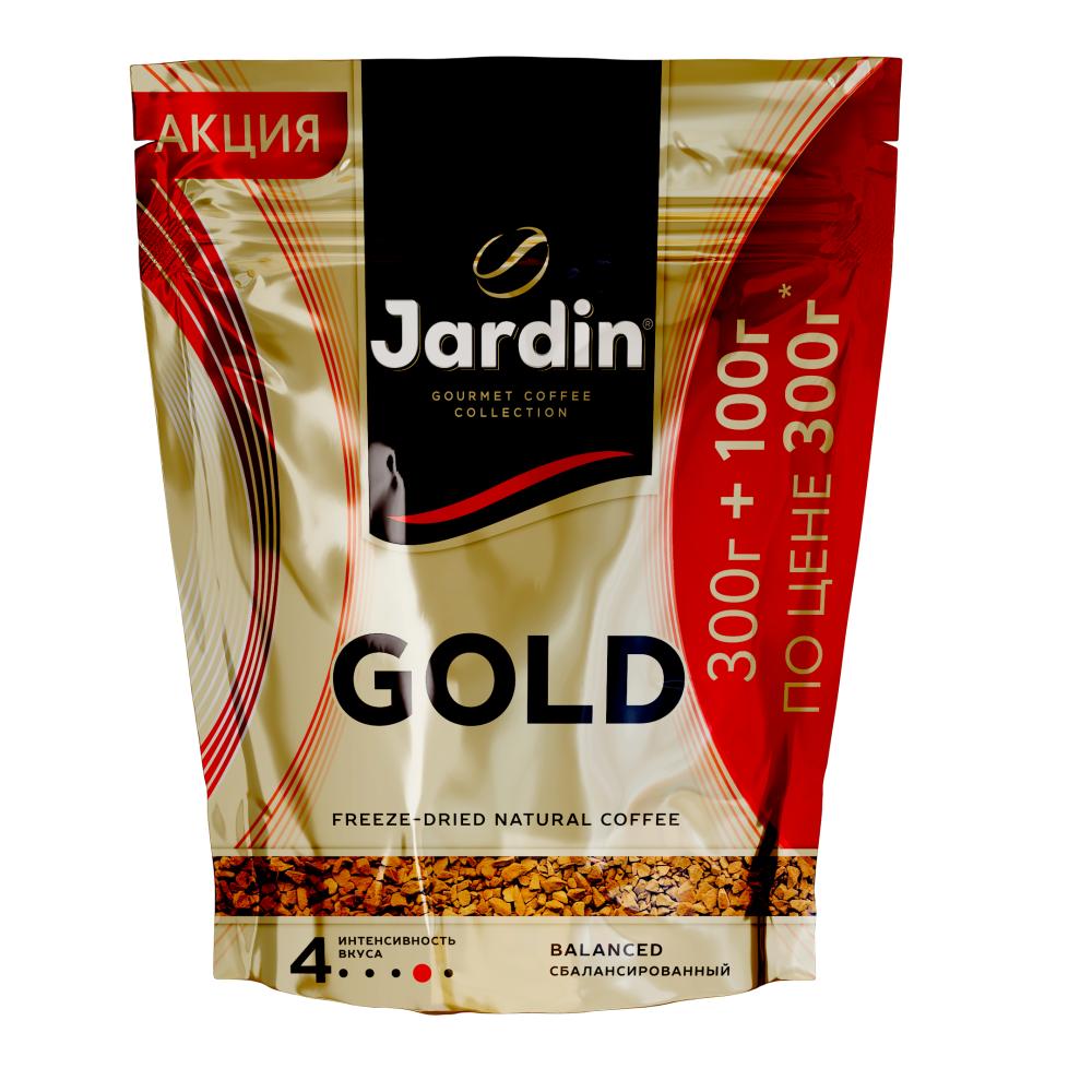 Кофе растворимый Jardin Gold 400 гр., дой-пак