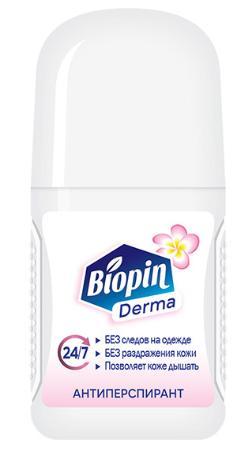 Антиперспирант BIOPIN Derma Нежность лепестков роликовый 50 мл., пластик