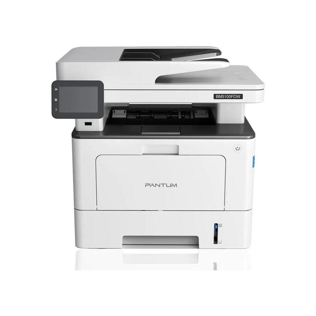 МФУ лазерное Pantum BM5100FDW черно-белая печать, A4, белый