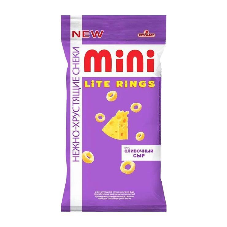 Cнеки хрустящие Lite Rings сливочный сыр 30 гр., флоу-пак