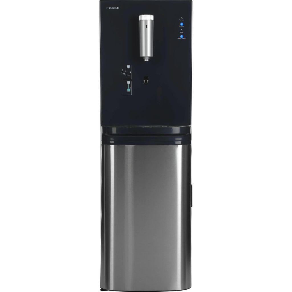Кулер HYUNDAI AquaSense UV H-WD7825C, напольный, компрессорный, сенсор, графитовый