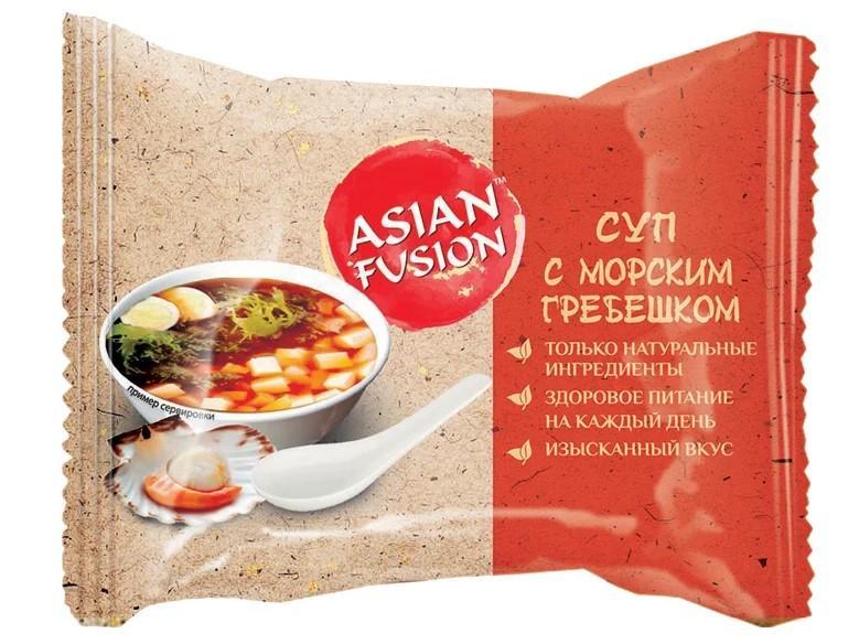Суп Asian Fusion с морским гребешком 12 гр., флоу-пак