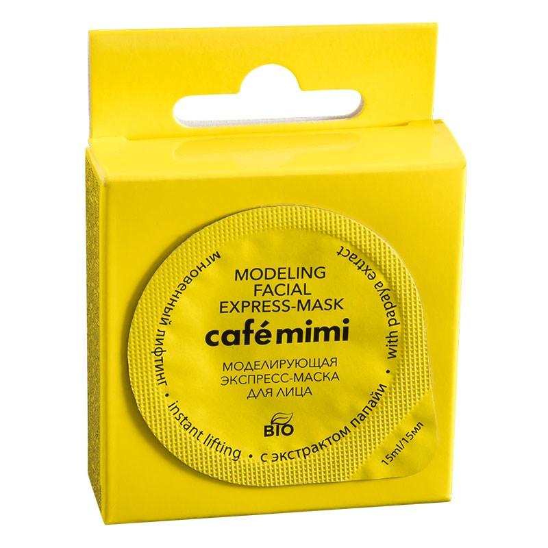 Экспресс-маска для лица Моделирующая Cafe Mimi Мгновенный лифтинг, 15 мл., картон