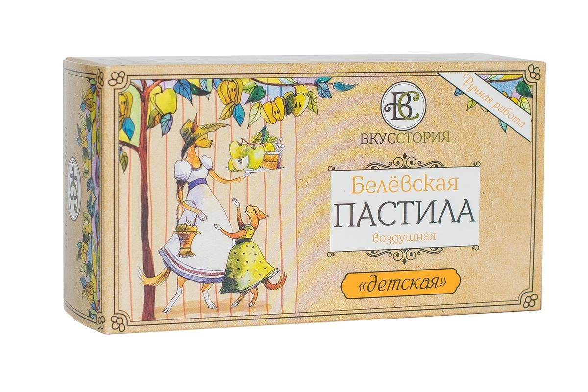 Белёвская пастила детская, ВкусСтория, 100 гр., картон