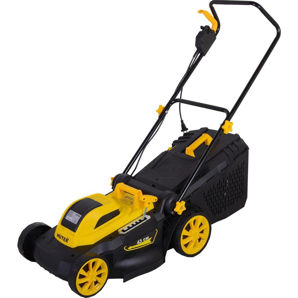 Газонокосилка электрическая Huter ELM-2000P, 43см, несамоходная [70/4/9]