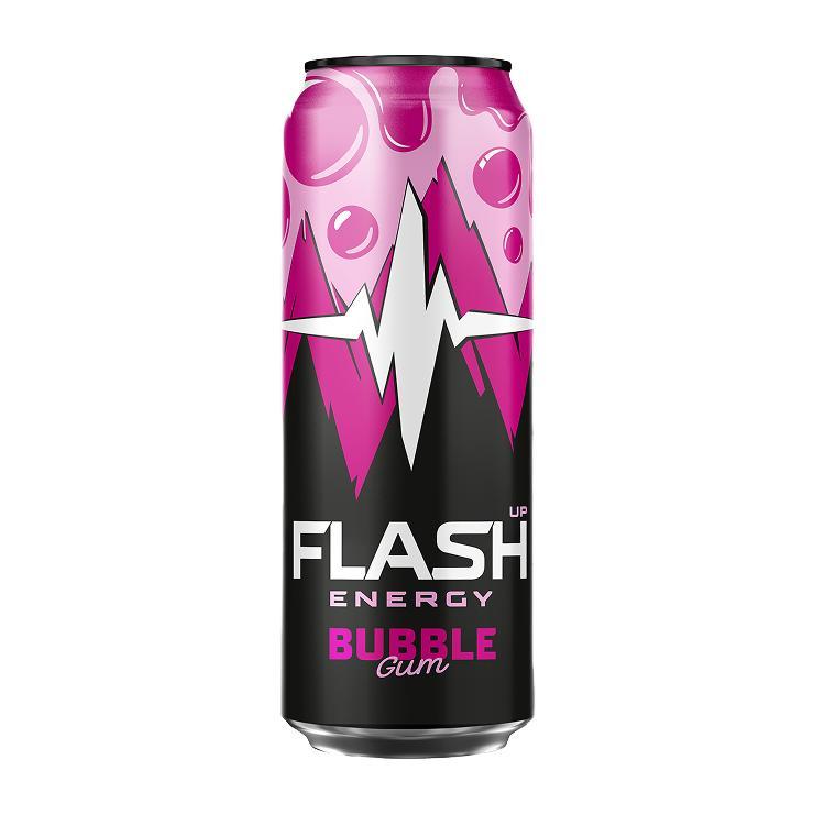 Напиток энергетический Flash Up Energy Bubble Gum 450 мл., ж/б