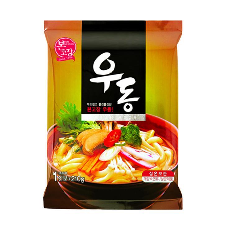 Лапша быстрого приготовления BON GO JANG удон белая рыба 210 гр., флоу-пак