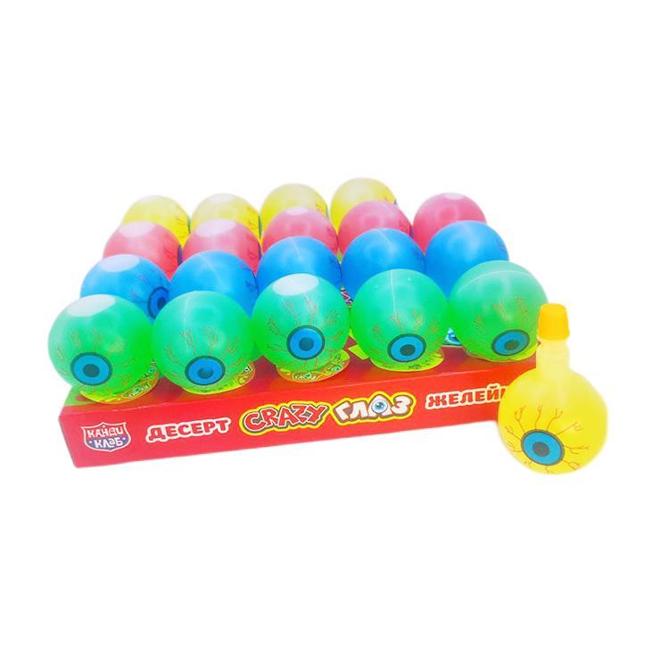 Десерт желейный Канди Клаб Crazy Глаз 75 гр., пластиковая упаковка