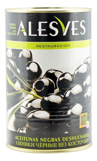 Маслины Alesves без косточки 4250 гр., ж/б
