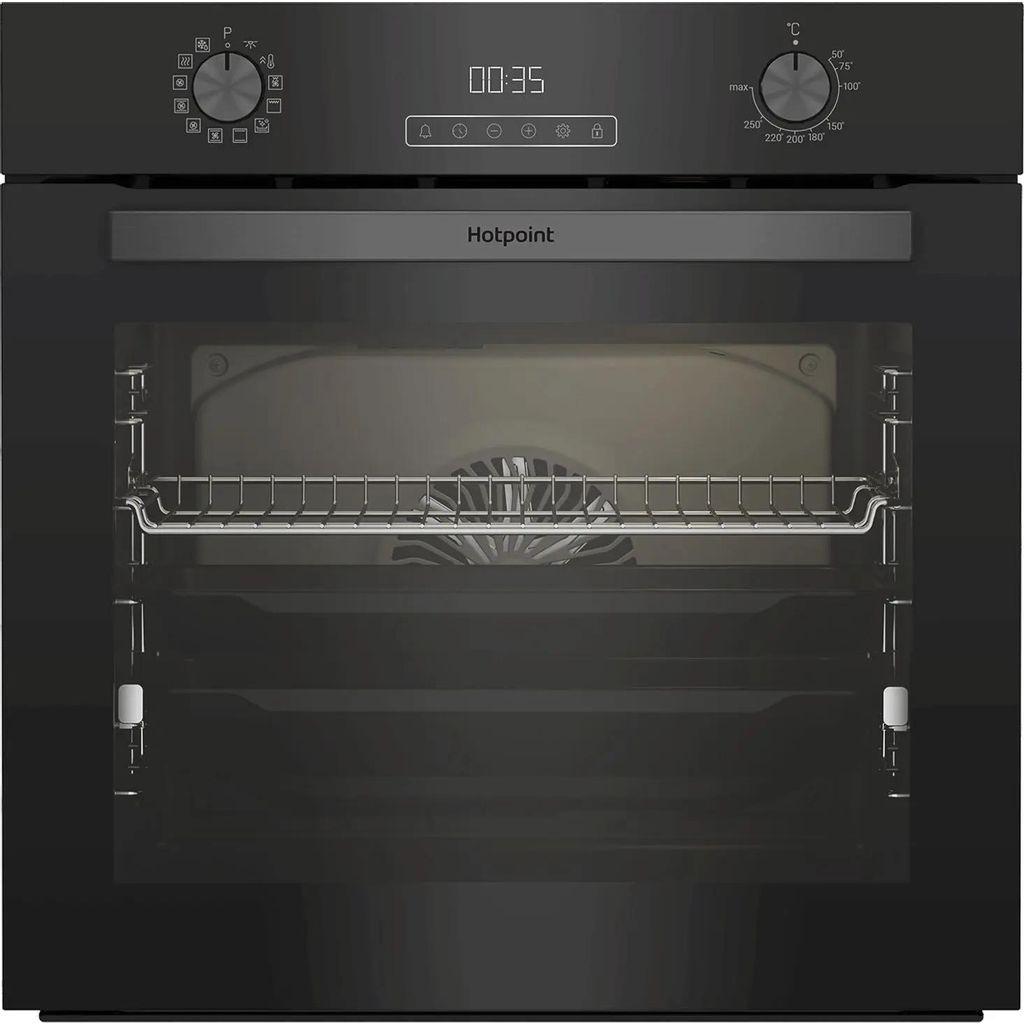 Духовой шкаф электрический HOTPOINT HFE9 1231 JSH BLG, 72л, дверца с 3 стеклами, черный