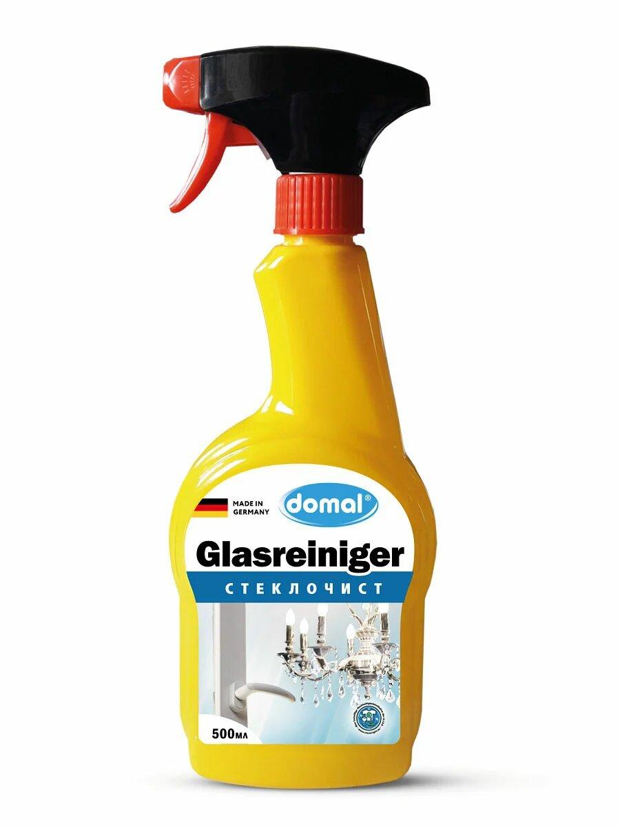 Моющее средство Domal Glasreiniger с триггером для стекол с эффектом жемчужного блеска