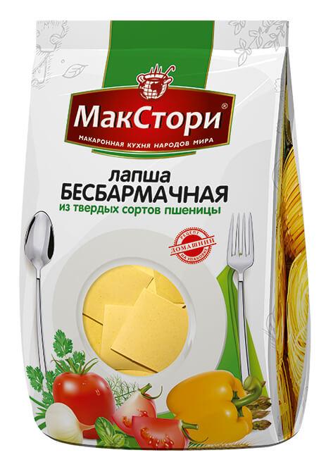 Бесбармачная лапша МакСтори, 250 гр., пластиковый пакет