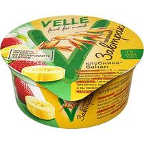 Десерт овсяный Velle клубника банан 0,5% 175 гр., стакан