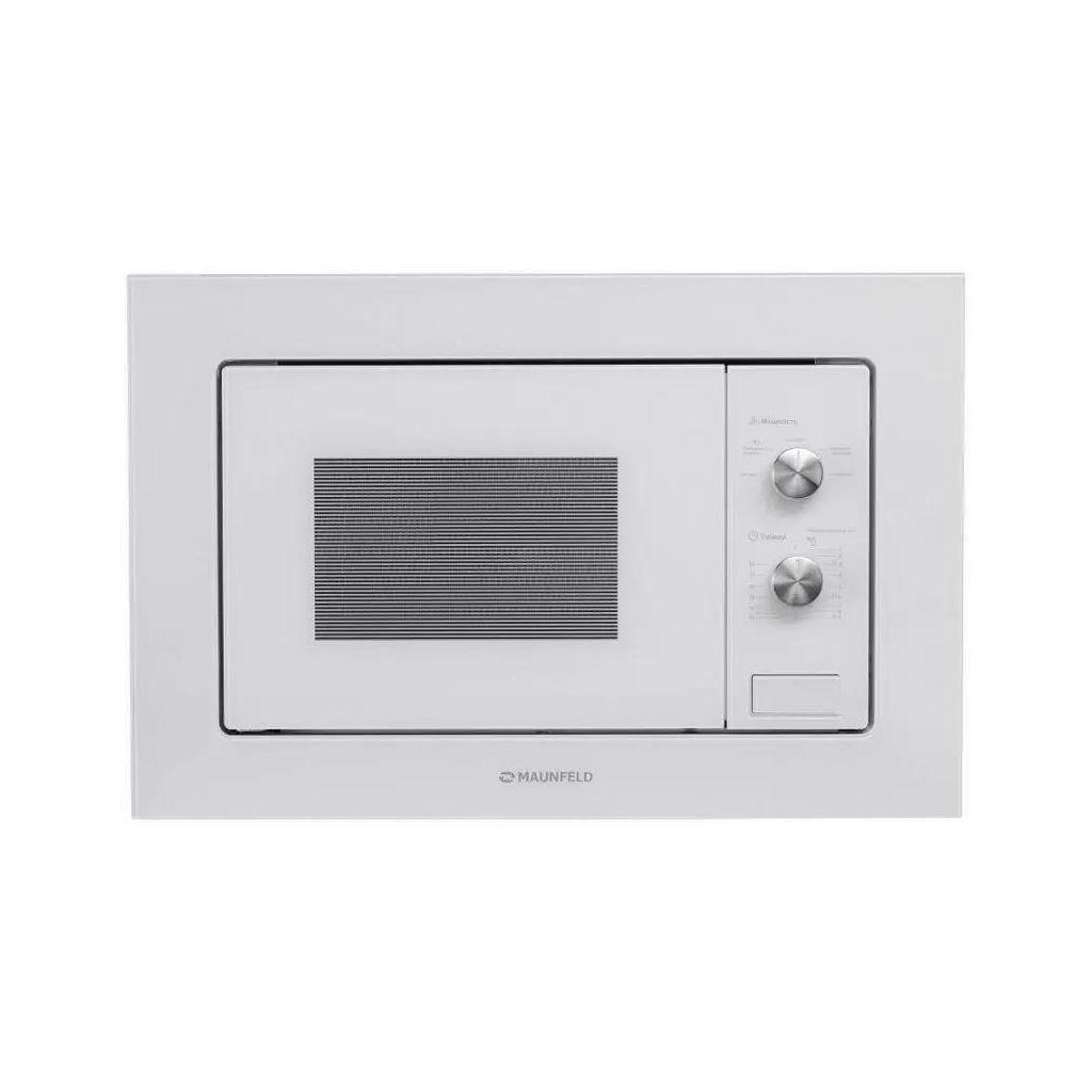 Встраиваемая микроволновая печь Maunfeld MBMO.20.1PGW, 20л, 800Вт, белый [ка-00013588]