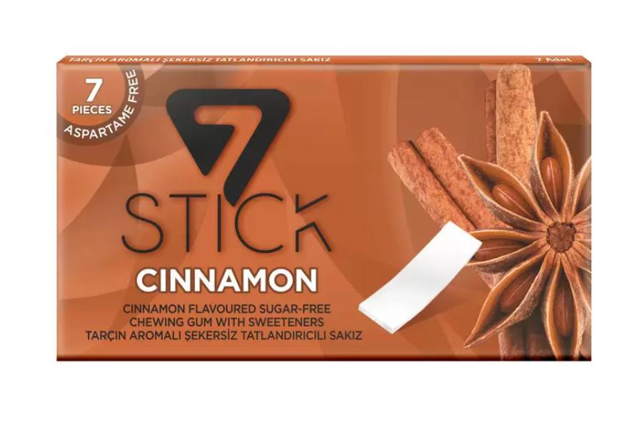 Жевательная резинка 7 STICK Корица 16,5 гр., картон